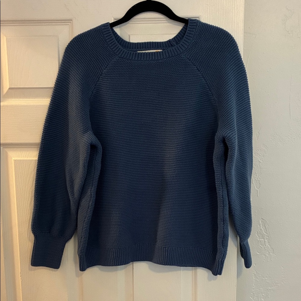 C&C California Classic Blue Crew Neck Sweater
